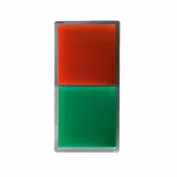 DOUBLE LAMPHOLDER RED/GREEN  S44 1M