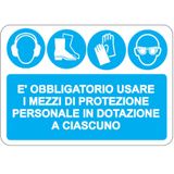 Various sign - Al - Dimensions: 500x330 mm