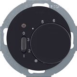 Thermostat, NC contact, centre plate, rocker switch, 1930/R.classic, b