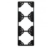 TRIPLE VERTICAL FRAME BLACK