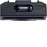 Neon lamp unit, light control, black