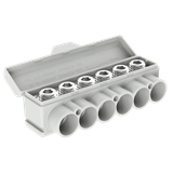 SLT50-6 yellow-green  Al 10-50/Cu 2.5-35 mm2 1000V Distribution block