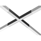 Nile 3 "X" Interlock Connector Black