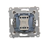 Single surface mounted box - for assembly, white