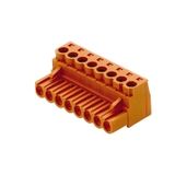 PCB plug-in connector, female plug, 5.08 mm, Number of poles: 9, 180°, Clamping yoke connection, Clamping range, max. : 3.31 mm², Box