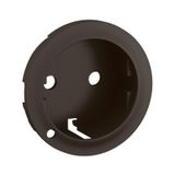 ROCKER 2P+ E SCHUKO W LIGHT BLACK