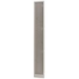 XTSZRPA1 Grid / metal braiding IP4X for rear walls, 1 column, grey
