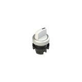 Illuminated short handle selector, 3 positions white with marking
