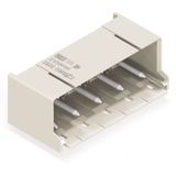 THR male header 1.4 mm Ø solder pin angled light gray