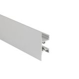 NS aluminum wall profile, 18x49 mm, without diffuser, 2 m