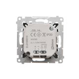 Single switch with a key - 2 positions "0-1", white matt, 5A