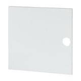 T1-KLV Replacement door, white, 1-row, for flush-mounting (hollow-wall) compact distribution boards