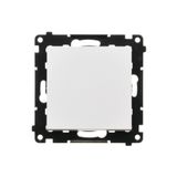Intermediate switch without pictogram, 10AX, white matt