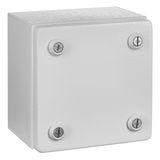 Terminal box, sheet steel, IP66, H=150 W=150 D=80 mm