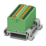 PTFIX 18X2,5-NS35A GN - Distribution block