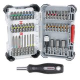 45pcs Pick and Click screwdriver bit set with handle