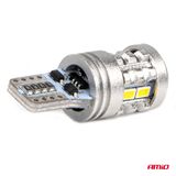 LED bulbs STANDARD T10 W5W 6x3020 + 1x3030 SMD White 12V/24V AMIO-03718