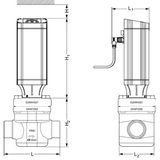 ICM 50-B  2 1/8  SA / 54 SD