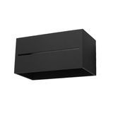 WALL LAMP LOBO MAXI BLACK G9 2X40W IP20