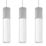 HANGING LAMP BORGIO 3L WHITE GU10 3X40W IP20