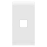 REPLACEABLE BUTTON KEY FOR AXIAL COMMANDS - TO BE COMPLETED WITH LENS - 1 MODULE - GLOSSY WHITE - CHORUSMART