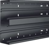 Wall trunking base front mounted BR 68x210mm lid 2x80mm of pvc in grap