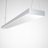 Suspended luminaires Opendo H Lens Silver ET 43W 5300lm Wide reduced glare UGR19 (W19) IK03 3 SDCM