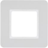 Frame 1gang, Q.7 , polarwhite velvety