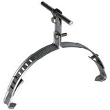 Roof cond. holder DEHNQUICK StSt for Rd 6-10mm adjustable 120-240mm