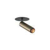 GRIP! S, recessed CL PHASE, 2700K, 29ø, IP20, cyl, cu/bl