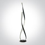 BLACK LED FLOOR LAMP 29W WW IP20 230V