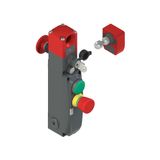 NG series safety switch with lock and integrated control devices, with actuator