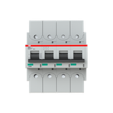 S804S-UCB125-R High-performance circuit breaker 125A, B, 750V DC=Icu 50 kA, 4P,