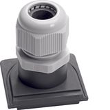 Cable entry M20 x 1.5, boltable union nut, W.1, grey matt
