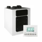 Centralized double flow ventilation unit with heat recovery