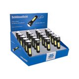 Display with 20 Aluminum Keychain Flashlights