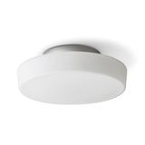 ZARA LED 26 ceiling opal-colored glass/chrome 230V LED 12W IP44 3000K
