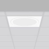 Toledo Flat, 30 W, 3550 lm, 840, white, on/off Lay-in luminaires, L 59