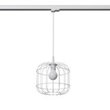 HANGING LAMP 3 PHASE CELTA WHITE E27