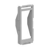 Adapter frame, traffic grey, Halogen free