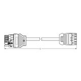 pre-assembled interconnecting cable Eca Distribution connector with ph