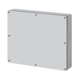 Aluminium push-button enclosure M4 230x205x63, undrilled plate, without cable entry
