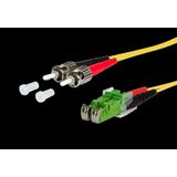 OpDAT patch cord 2xST/E2000-D APC OS2, 2.0 m