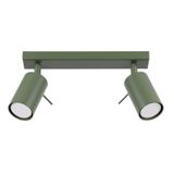 CEILING LAMP RING 2 OLIVE GREEN 2XGU10