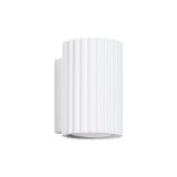 WHITE CARBON WALL LAMP WITH ELEGANT GU10 LAMP SHADE