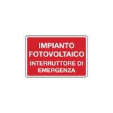 Adhesive forex tag Impianto fotovoltaico interruttore di emergenza