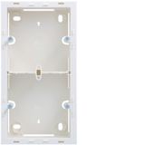 Adapter for mounting on plaster 2x2M, white