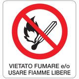 Rectangular prohibition signs - 330 x 350 mm