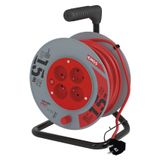 PVC Extension Cord Reel – 4 sockets, 15m, 1mm2