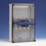 Switch encl. with DMV 630A 3p+sldN